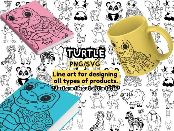 Adorable Turtle SVG PNG: Free Graphics for Slow Branding