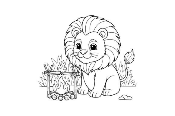 Cute Cartoon Lion by Campfire Vector Ill Graphics Review