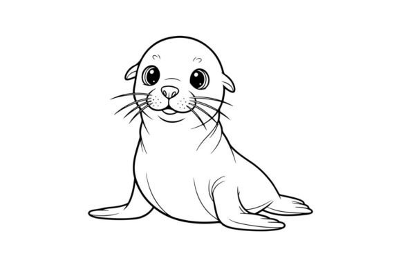 Cute Cartoon Seal Vector: Graphics & Illustrations Review