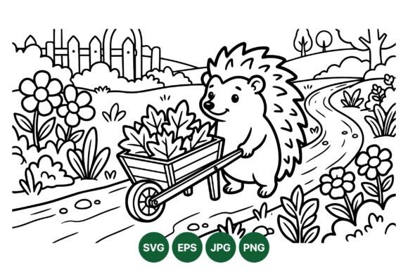 Cute Hedgehog Autumn Clipart: Graphics & Illustrations Review