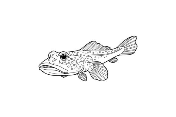 Spotted Fish Swimming Underwater Vector: Graphics & Illustrations Review